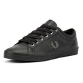 Fred Perry Baseline Herren Schwarz Leder Sneaker