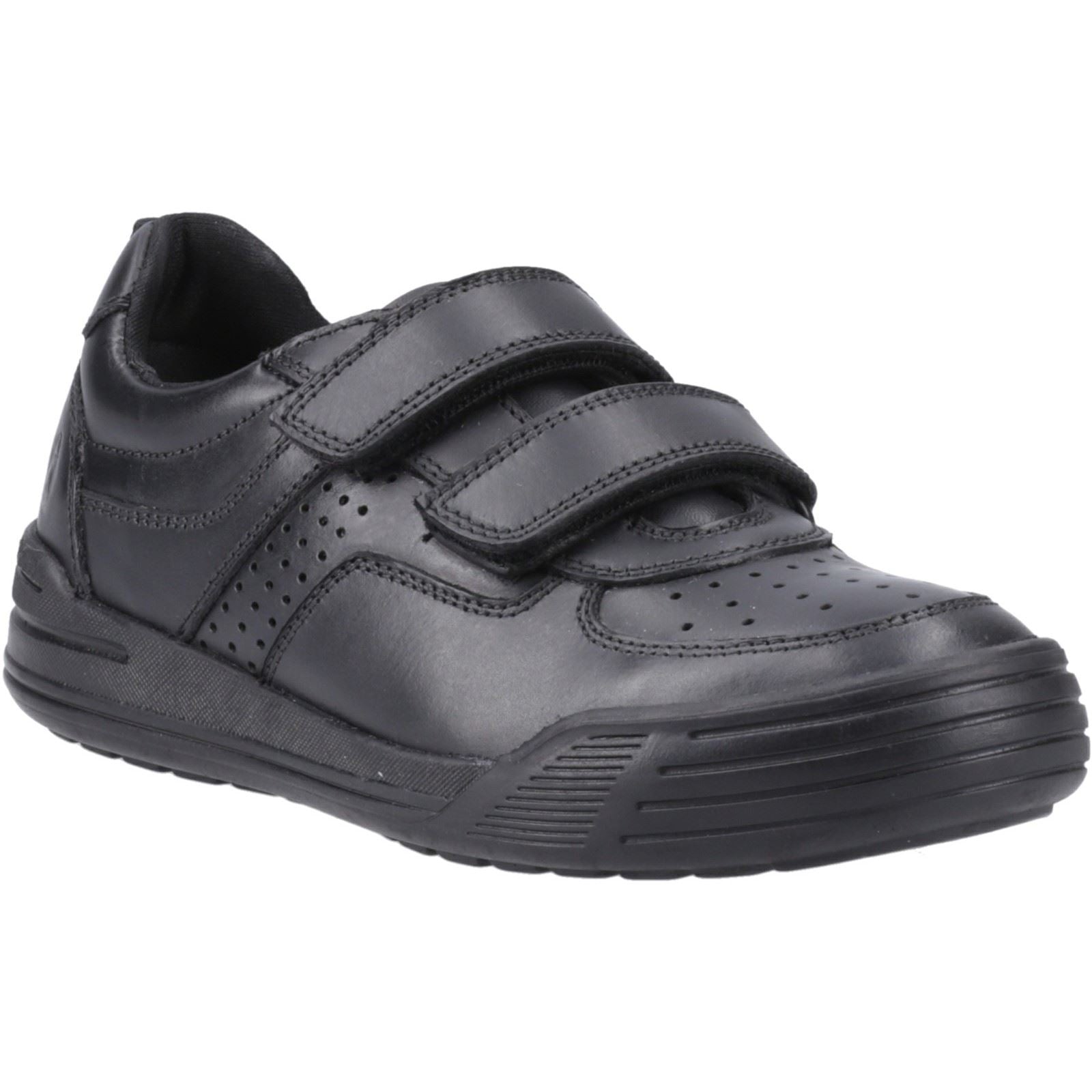 Hush Puppies Sully Lederschuhe Für Jungen In Schwarz
