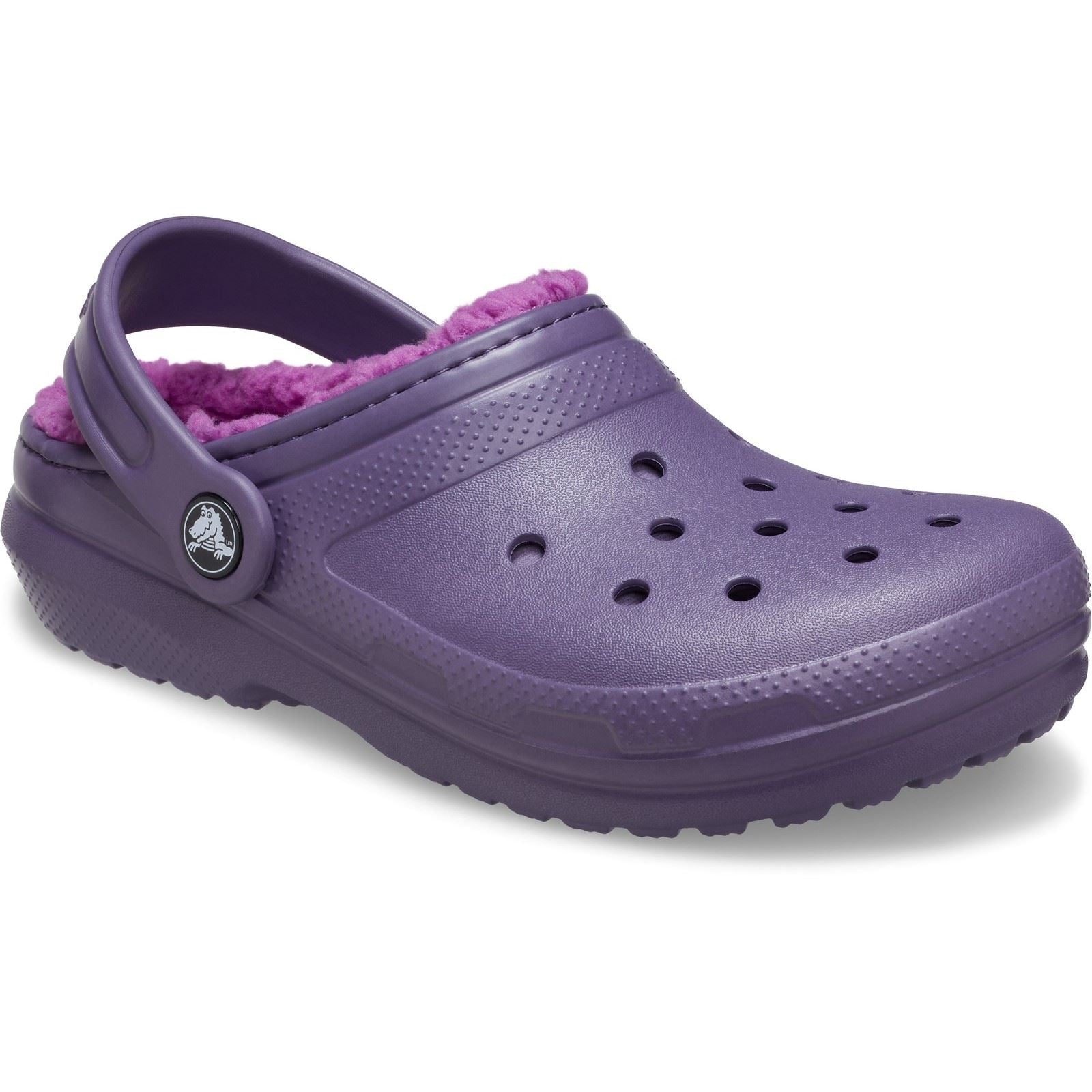 Crocs Classic Lined Thermoplastische Unisex Kindernachtdunkel Clogs