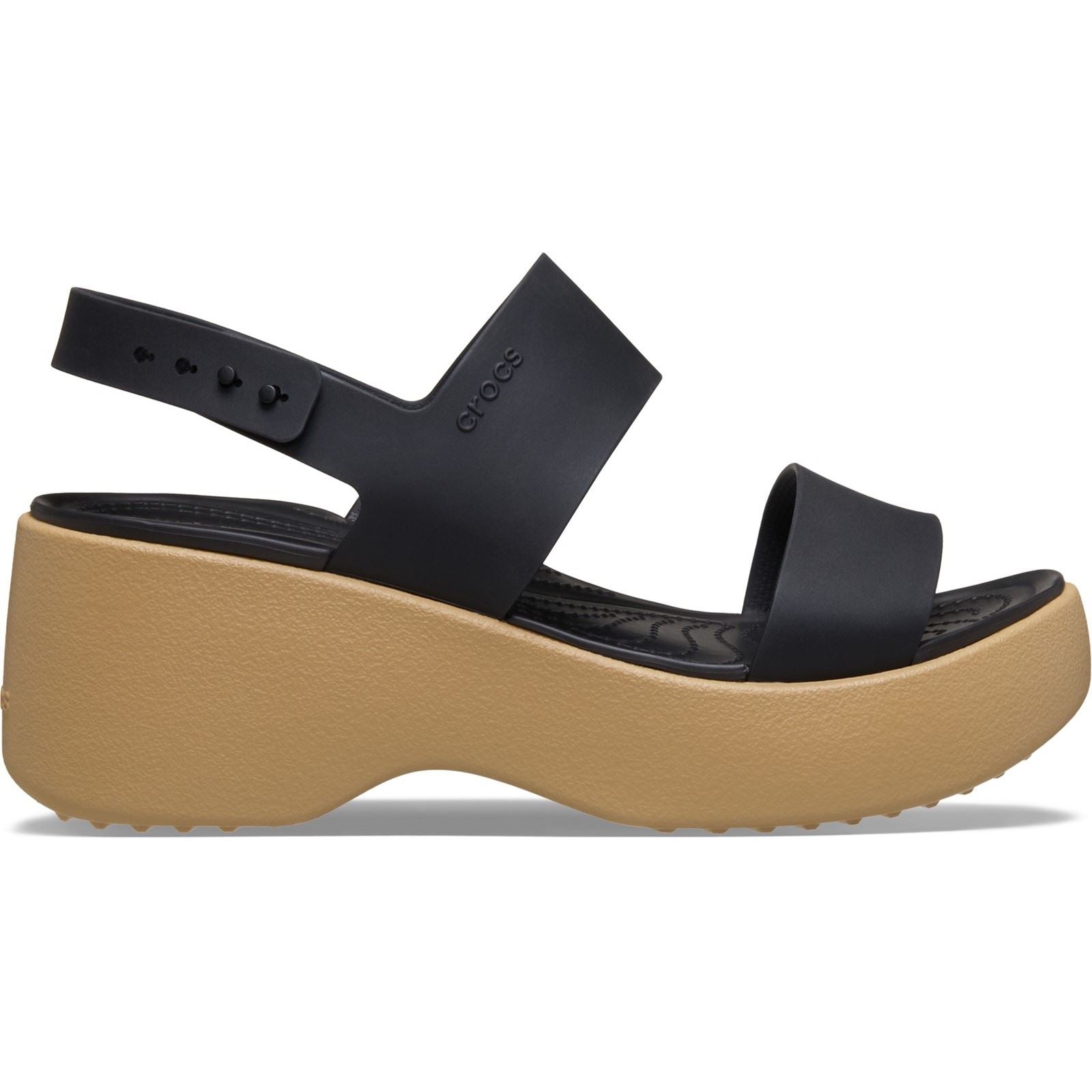 Crocs Brooklyn Sky Eva Damen Sandalen Schwarz/Cashew