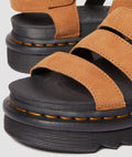 Dr. Martens Blaire Tumbled Nubuck Nubuk Damen Braun Sandalen