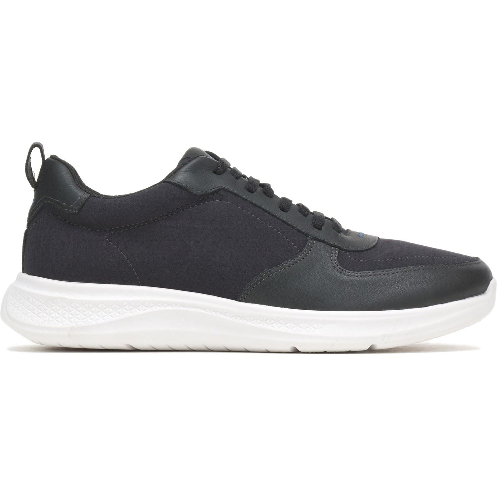 Hush Puppies Elevate Schwarze Farbe Ledersneaker Für Herren