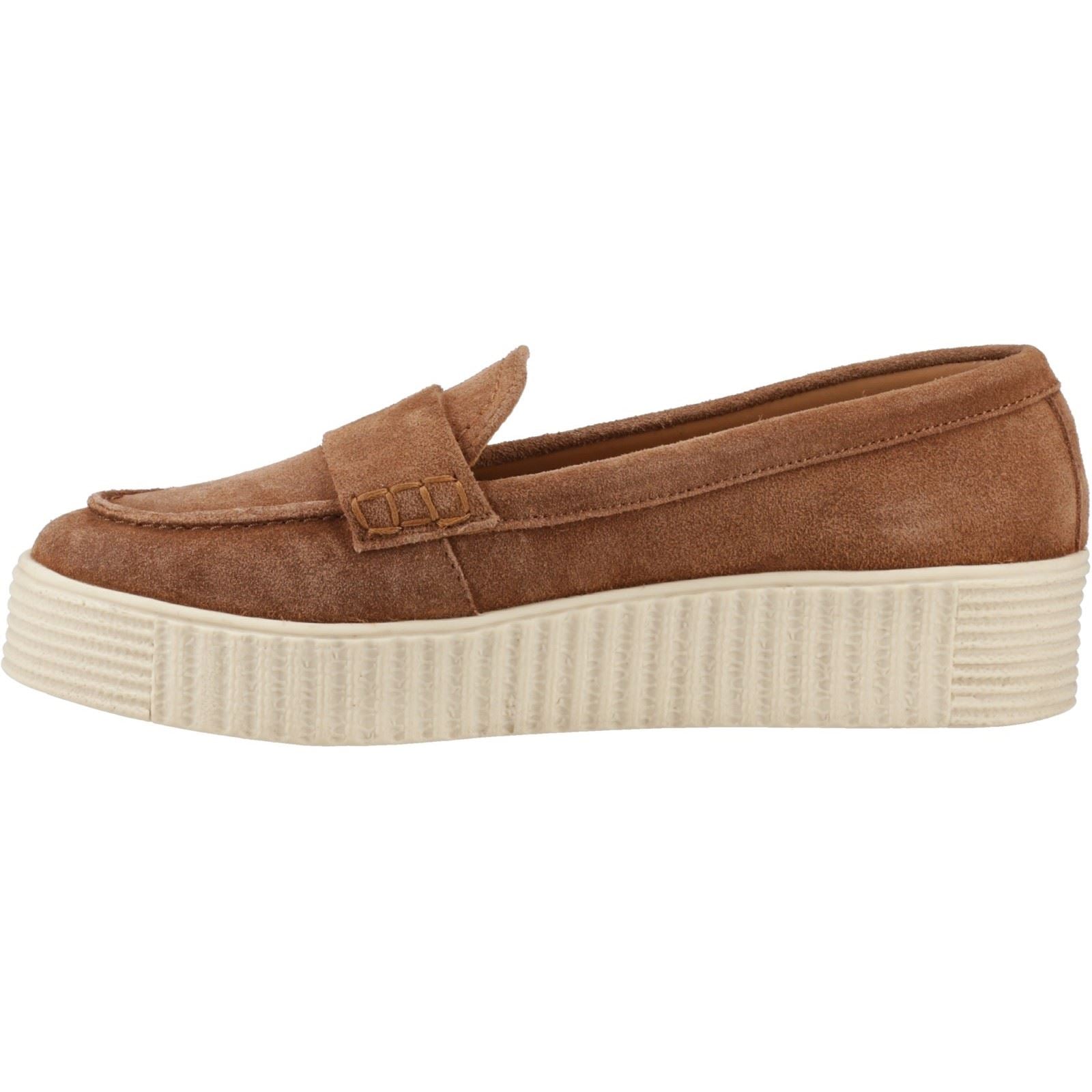 Hush Puppies Tamara Damen Wildleder Schlupfschuhe In Tan