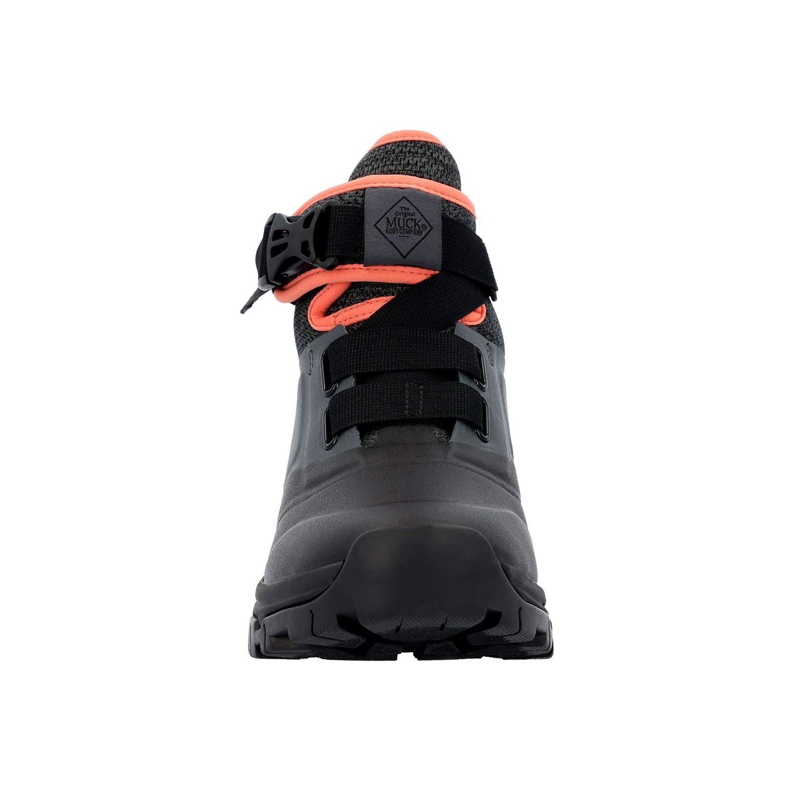 Muck Boots Apex Pac Gummischwarze/Dunkle Schatten-Gummistiefel