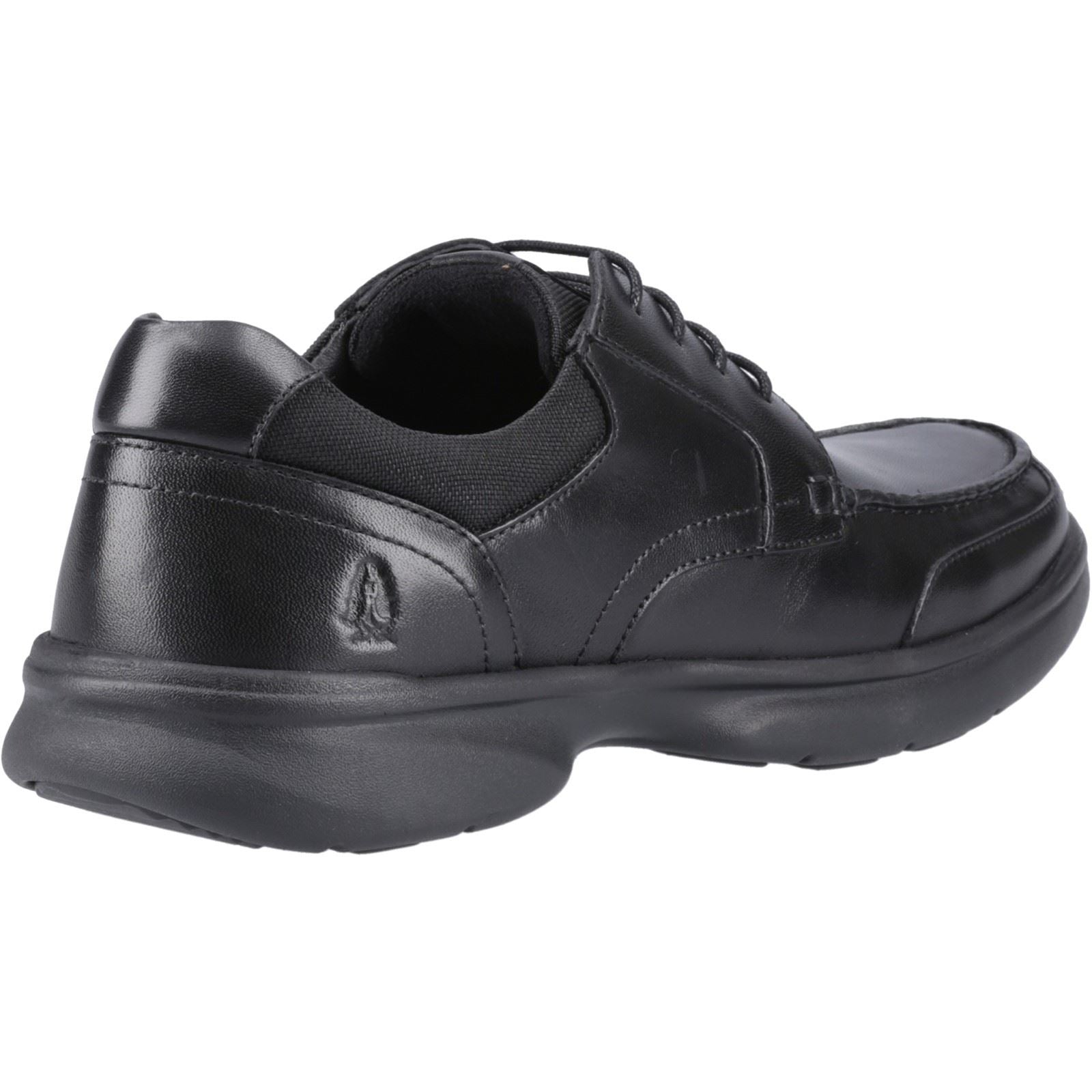 Hush Puppies Hugh Herrenschuhe Aus Schwarzem Leder Mit Schnürung