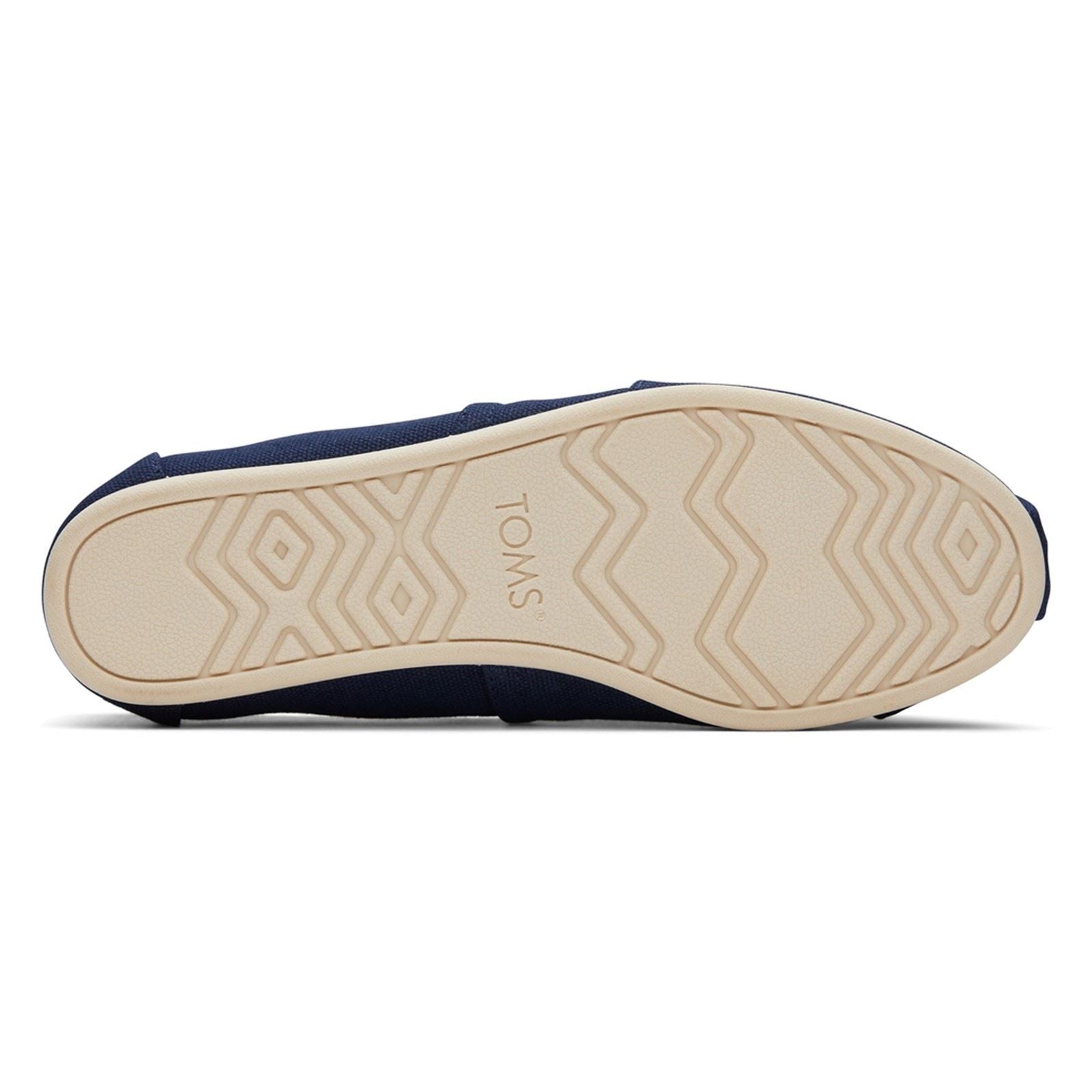 TOMS Alpargata 100% Baumwoll-Damenespadrilles In Marineblau