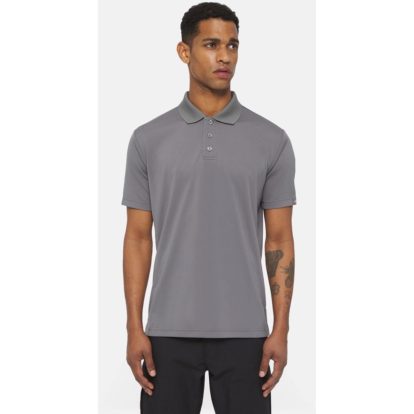 Dickies Everyday Polyester Herren Grau Polohemd