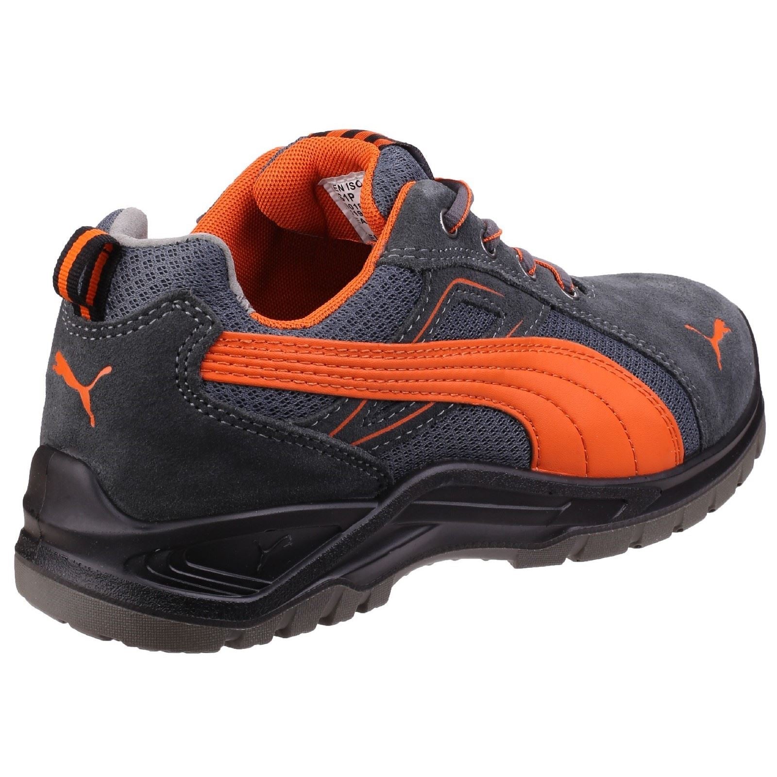Puma Safety Omni Flash Low Wildleder Orange Sicherheitssneaker