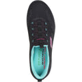 Skechers Summits New Nature Textile Damen-Sneaker In Schwarz/Mehrfarbig