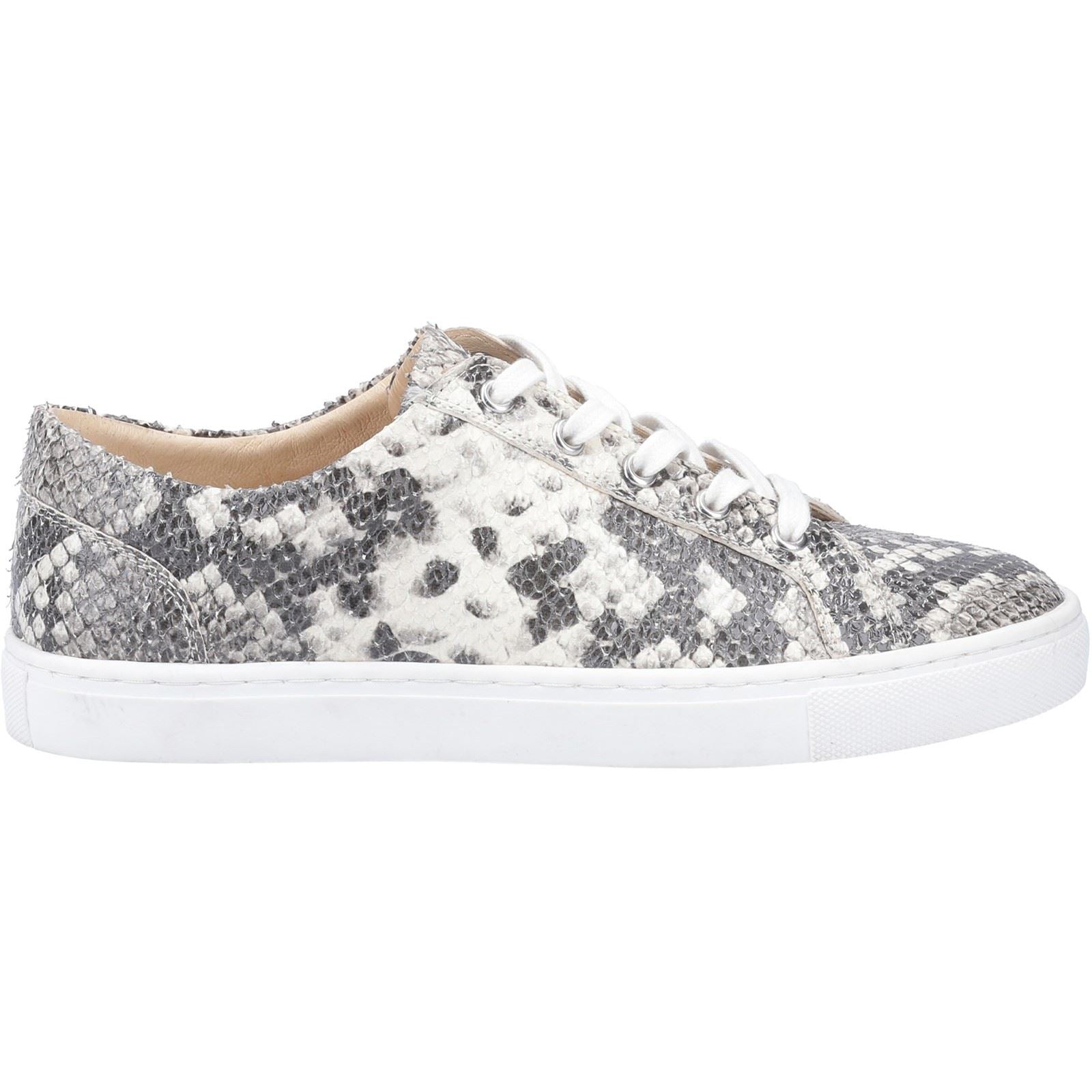 Hush Puppies Tessa Wildleder Damen Pythonsneakers
