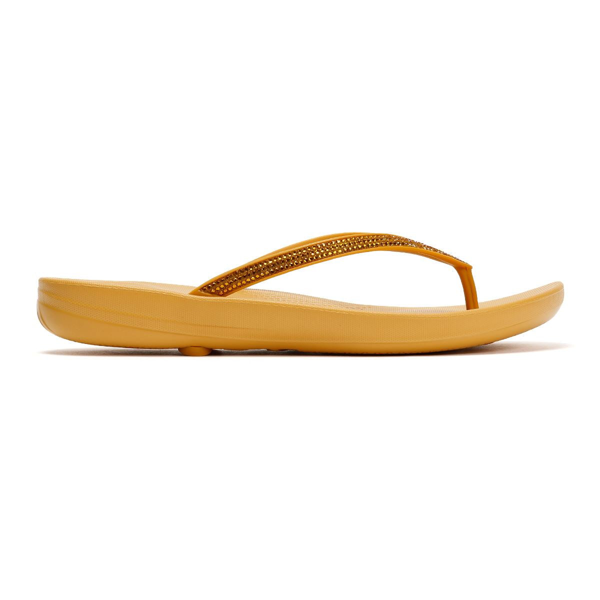 FitFlop Iqushion Sparkle Damen Braune Flip-Flops