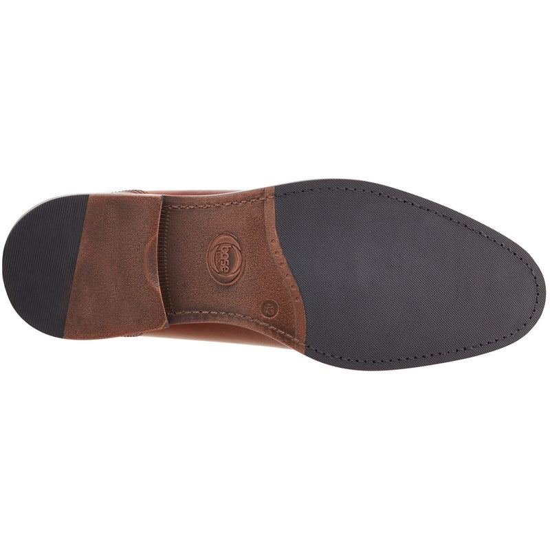 Base London Magnus Leder Herren Oxford Schuhe In Verbranntem Braun.