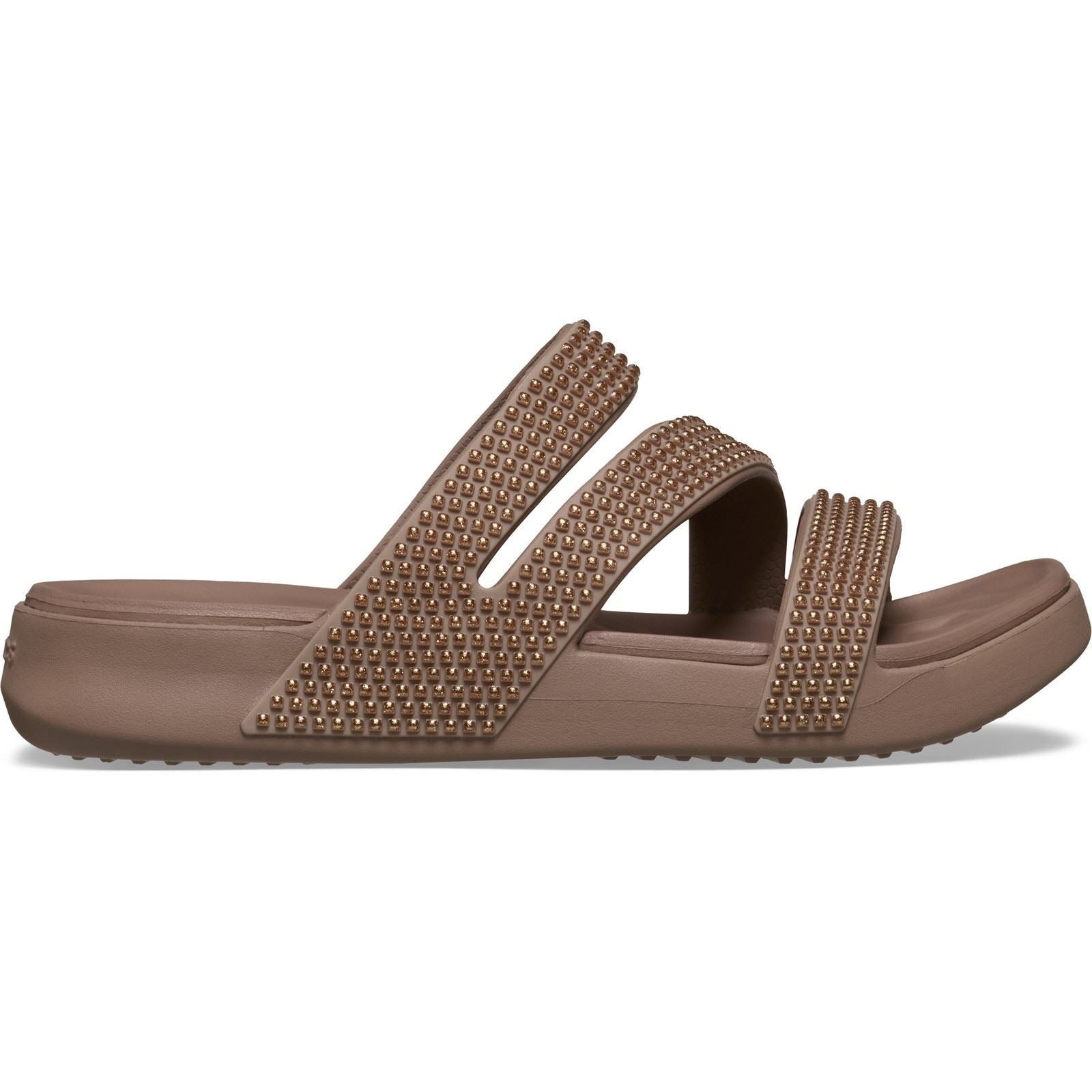 Crocs Getaway Strappy Eva Damen Latte Sandalen