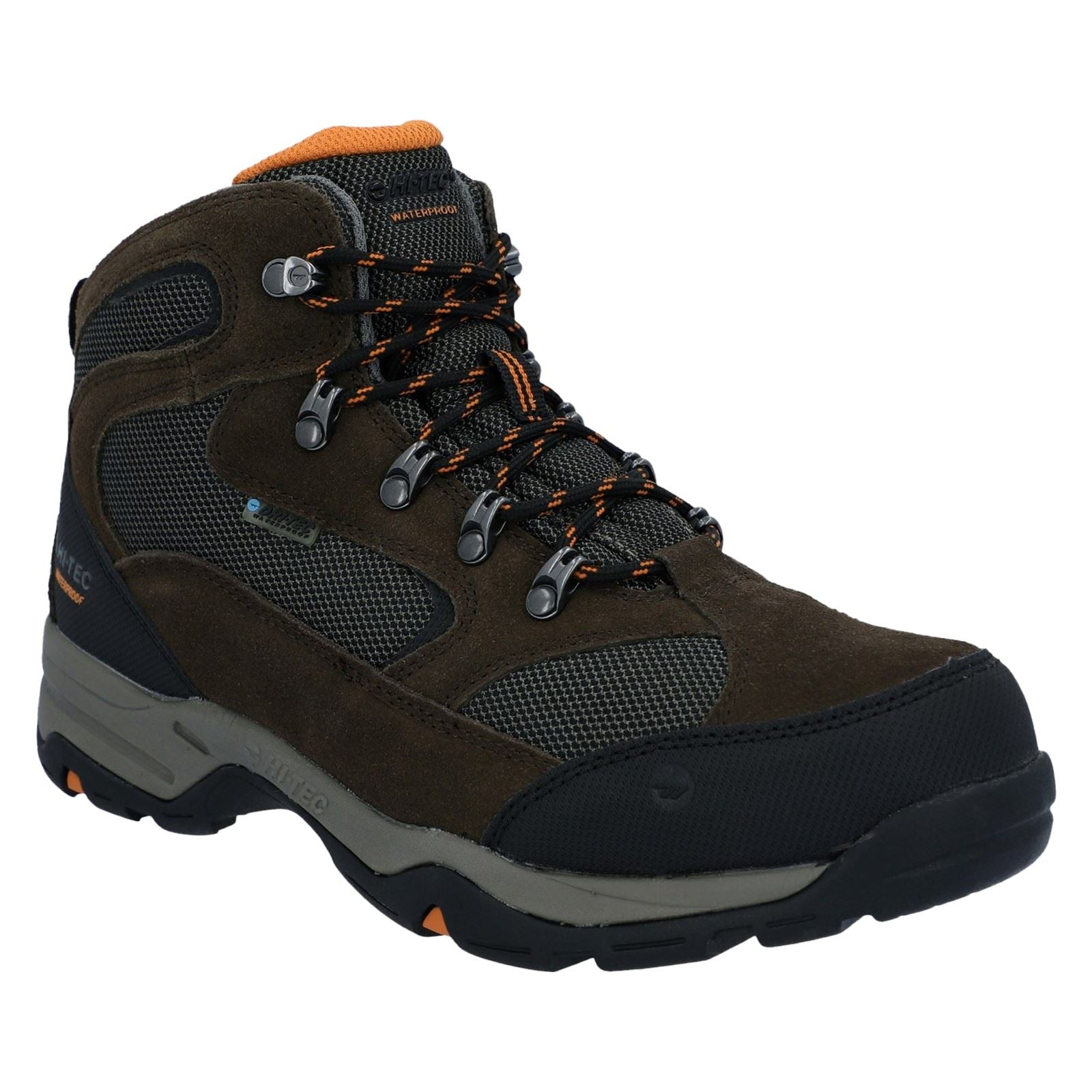 Hi-Tec Storm Herren Wanderstiefel Aus Dunkler Schokolade Aus Wildleder