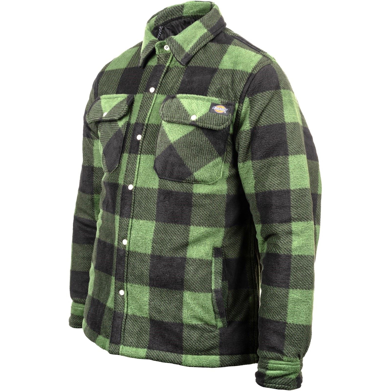 Dickies Portland Polyester Herren Grünes Freizeitshirt