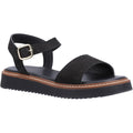 Hush Puppies Cassie Nubuk Damen Sandalen In Schwarz