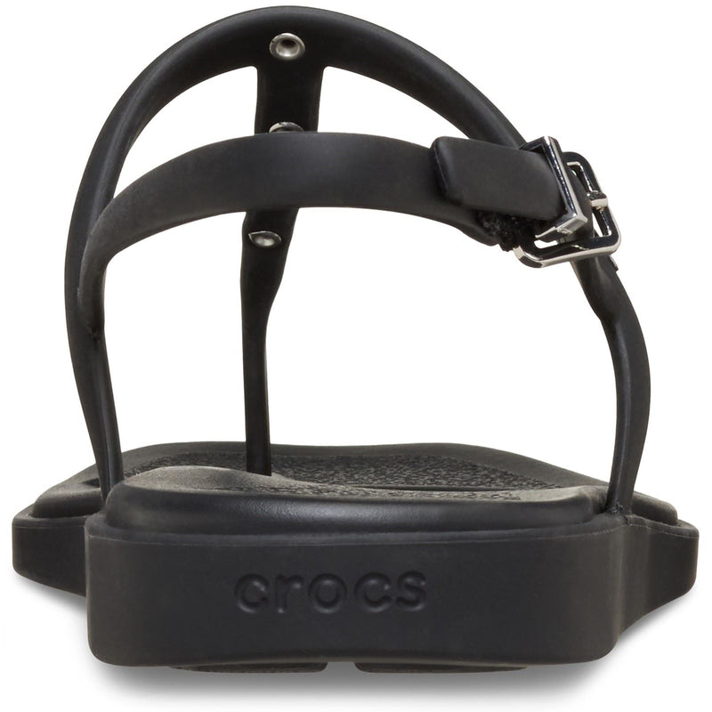 Crocs Miami Studded Thong Flip Thermoplastische Damen Schwarze Sandalen