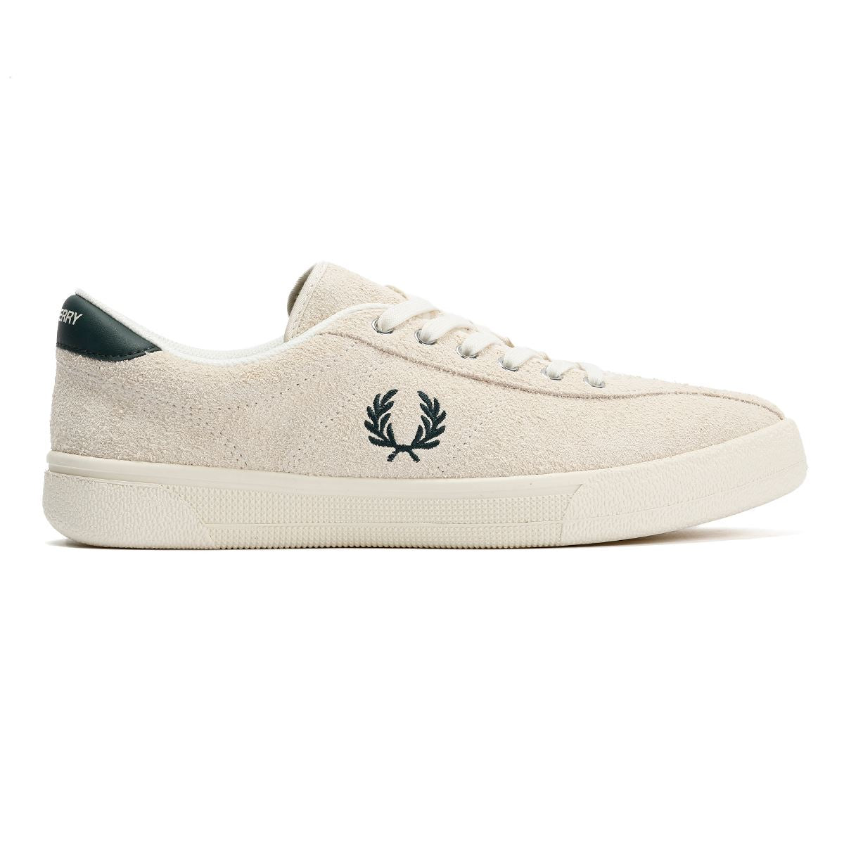 Fred Perry Tennis Shoe Wildleder Herren Weiße Sneaker