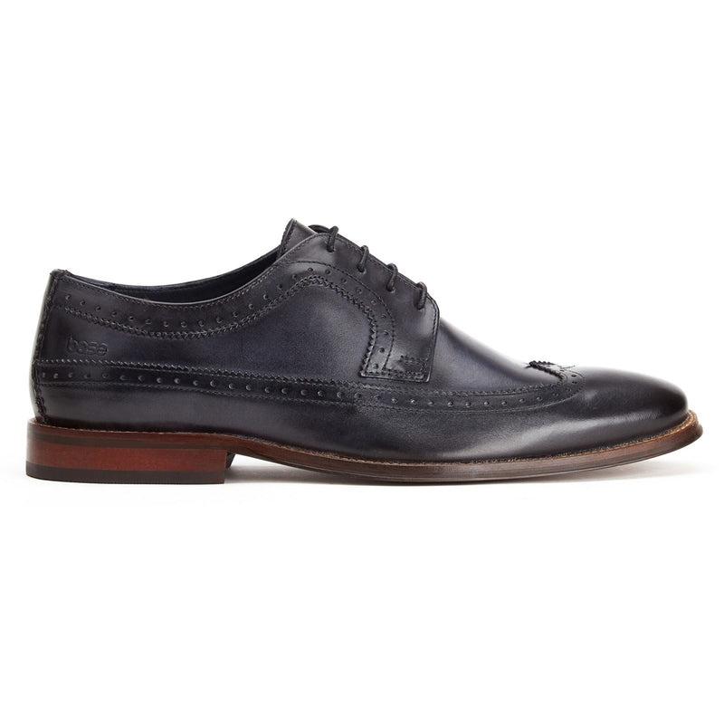 Base London Havisham Herren Derby Schuhe Aus Leder In Marineblau