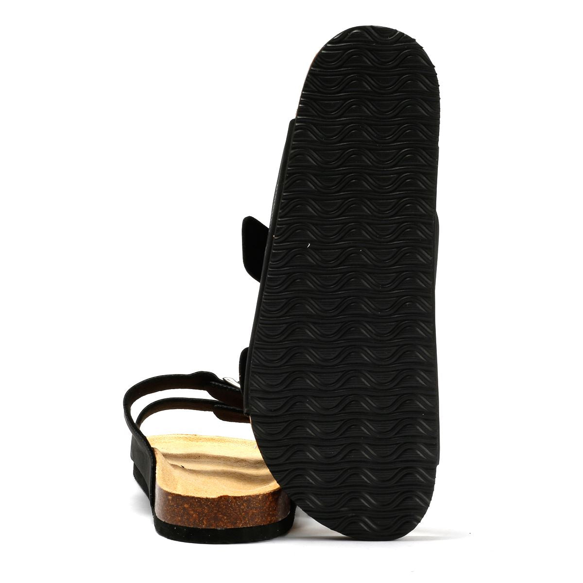Penguin Port 2 Herren Schwarze Sandalen