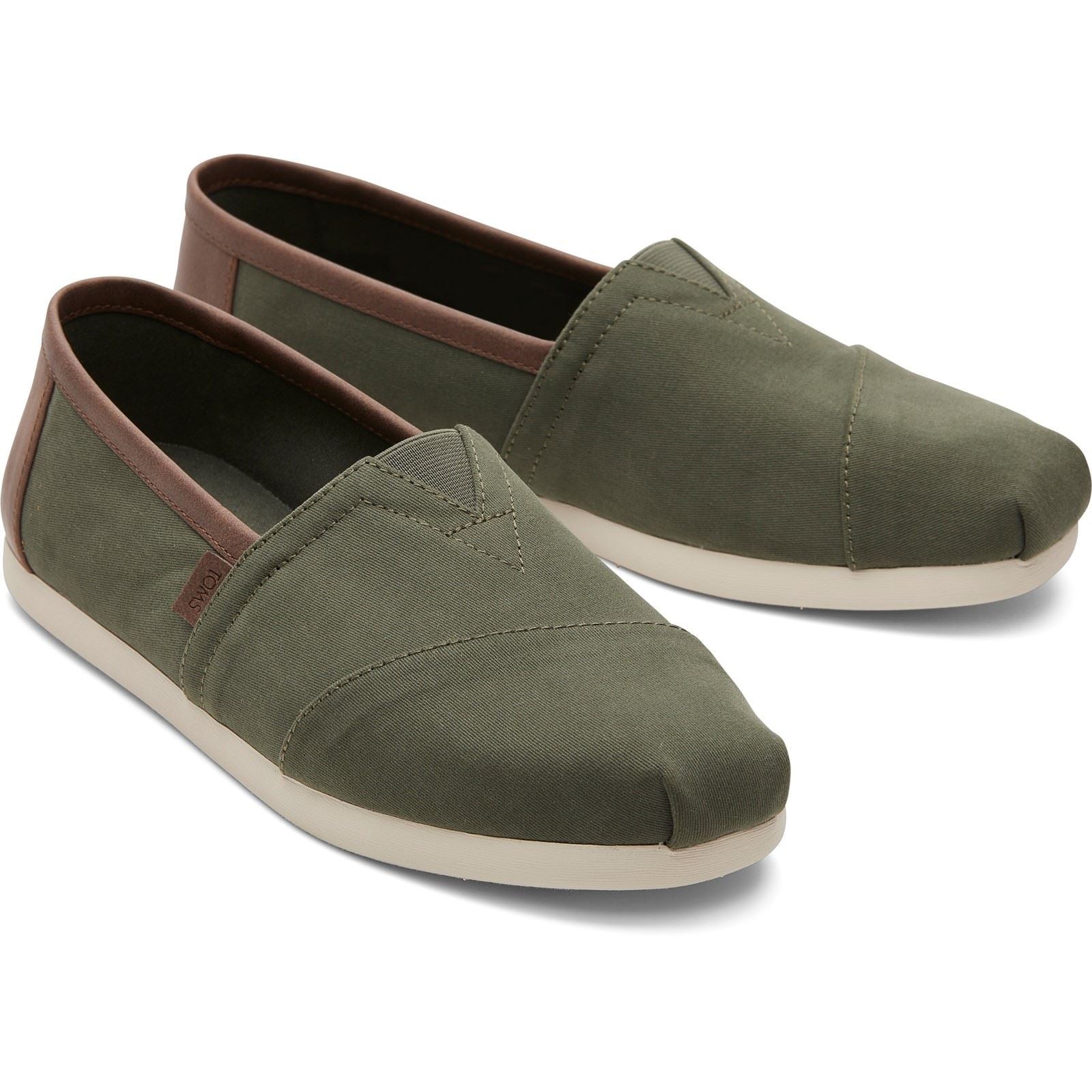 TOMS Alpargata Classic Herren Espadrilles Aus Dunklem Salbei In Baumwollmischung