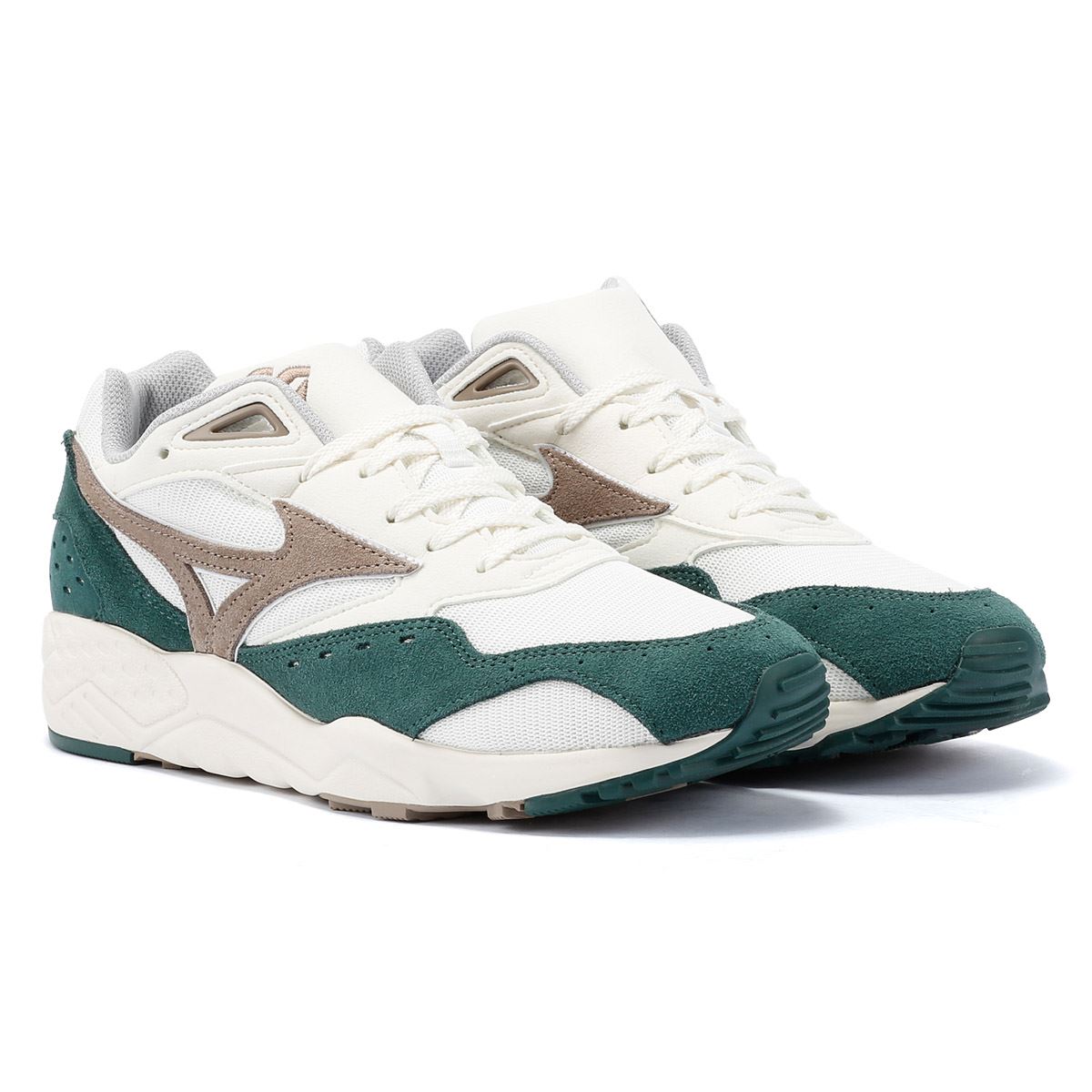 Mizuno Contender S Wildleder Weiße Turnschuhe