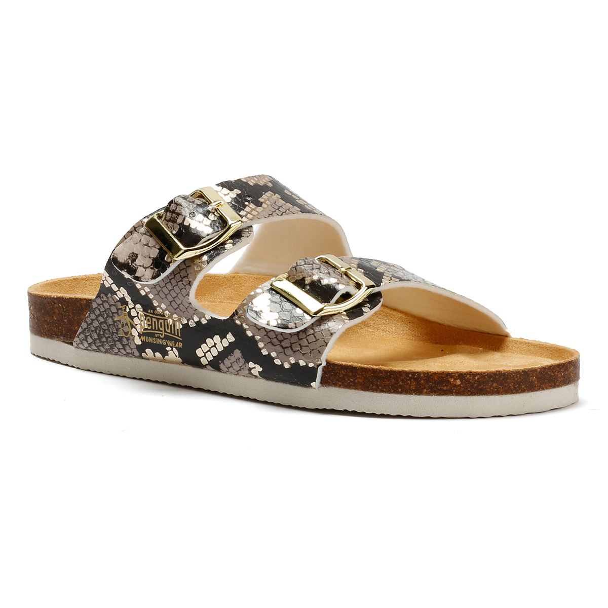 Penguin Port 2 Damen Graue Sandalen