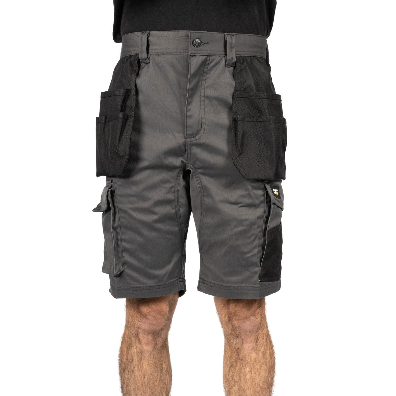 Caterpillar Essential Stretch Holster Polyester Herren Grau Arbeitskurze Hosen