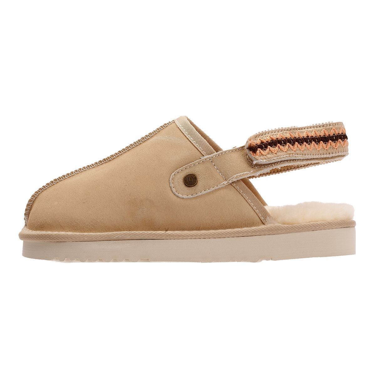 Osprey London The Constellation Wildleder Damen Beigen Hausschuhe