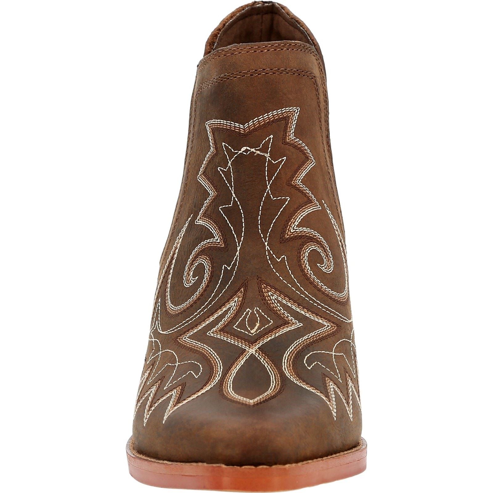 Durango Crush Leder Damen Kaffee Stiefel