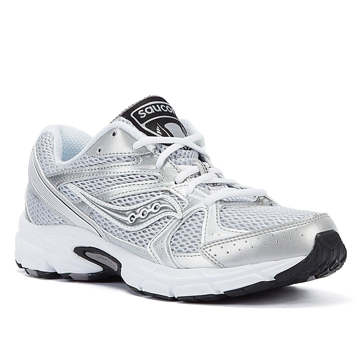 Saucony Ride Millenium Silberne Turnschuhe