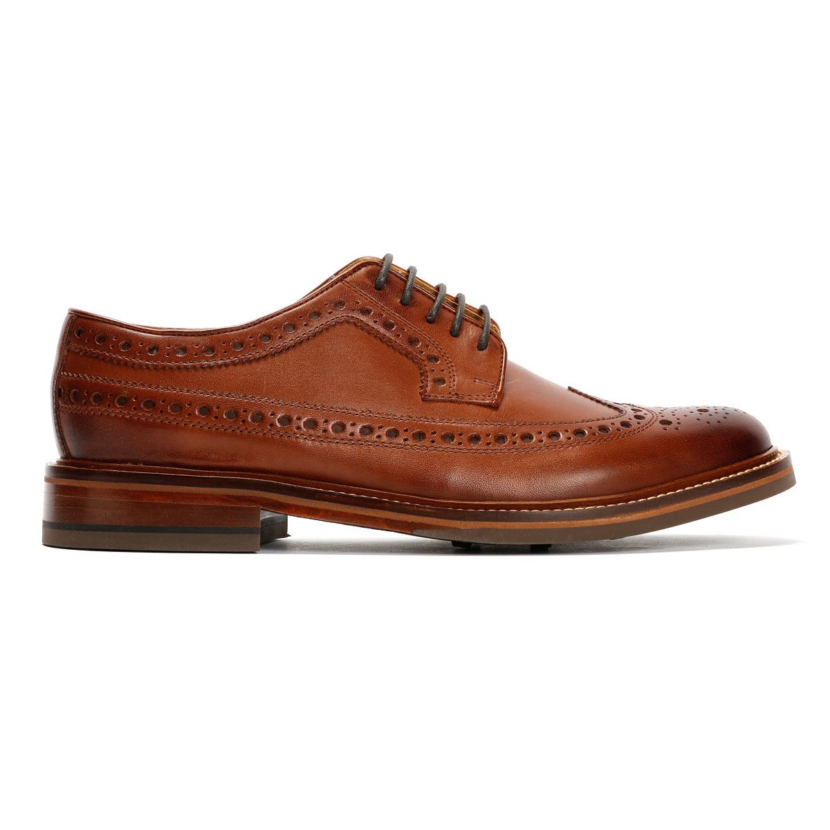 Chapman & Moore Longwing Brogue Country Herren Leder Braune Schnürschuhe
