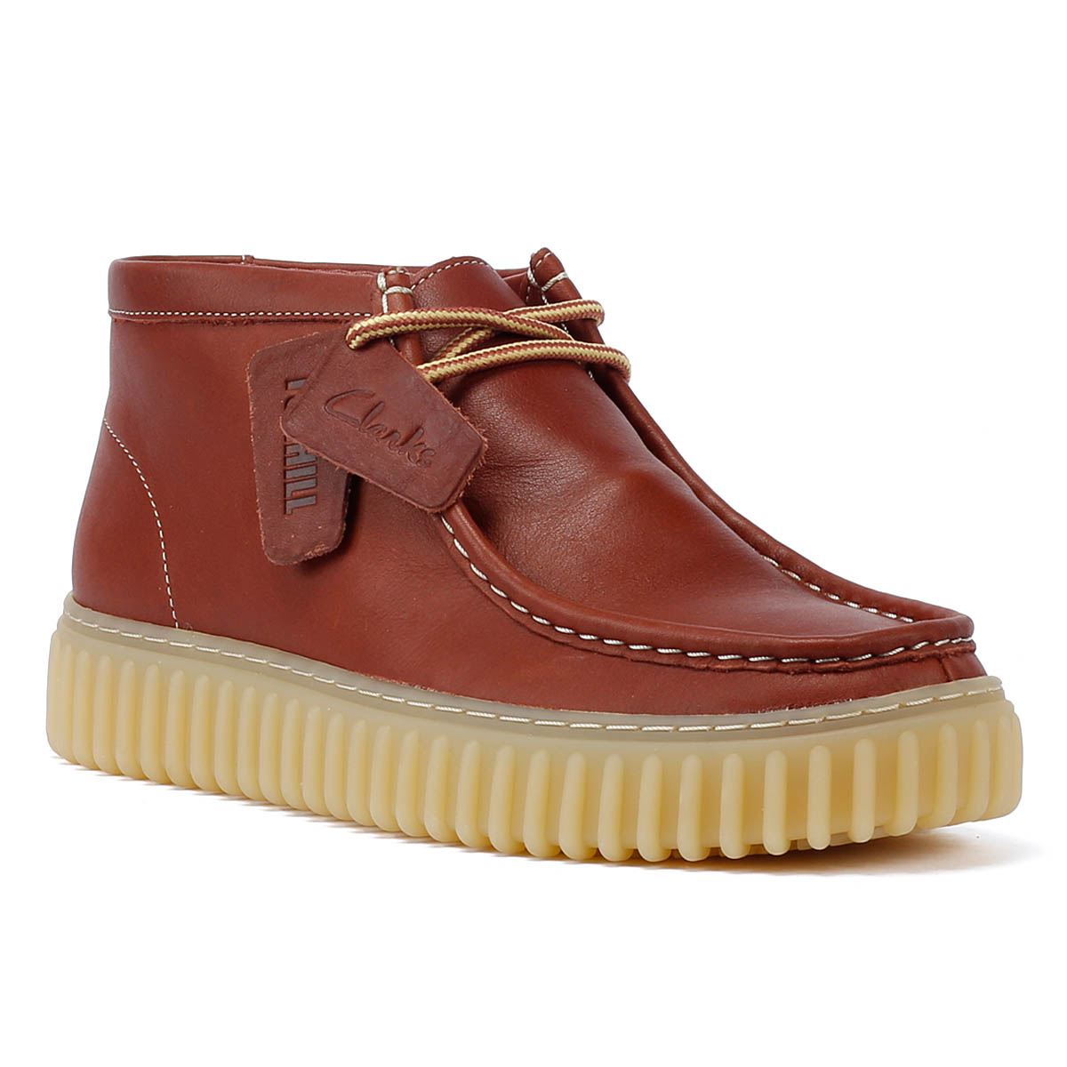 Clarks Main Torhill Hi Leder Herren Braun Stiefel
