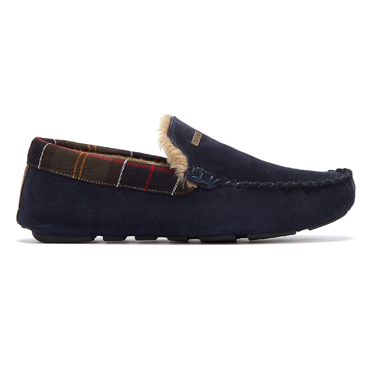 Barbour Herren Navy Monty Hausschuhe