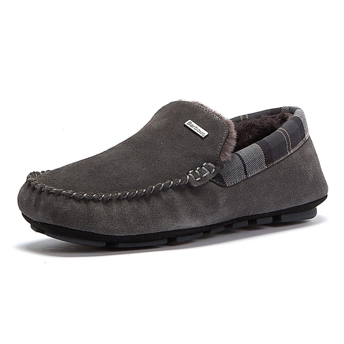 Barbour Monty Herren Hausschuhe In Grau