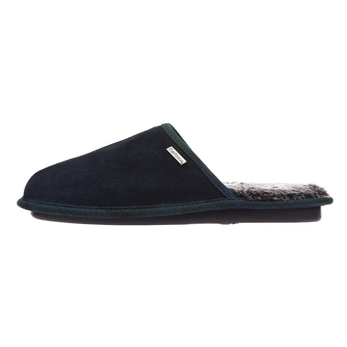 Barbour Junge Wildleder-Herrenhausschuhe In Marineblau