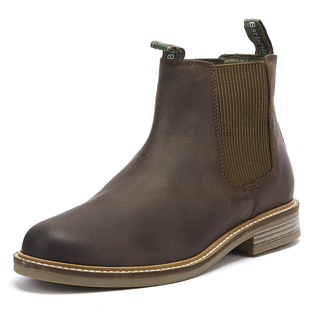 Barbour Farsley Herren Choco Braun Chelsea Stiefel