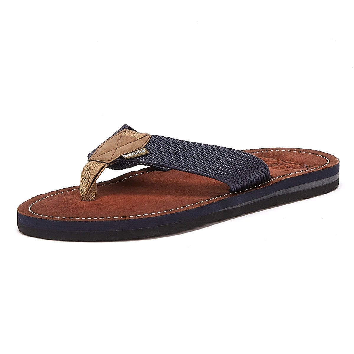Barbour Toeman Herren Navy Flip Flops