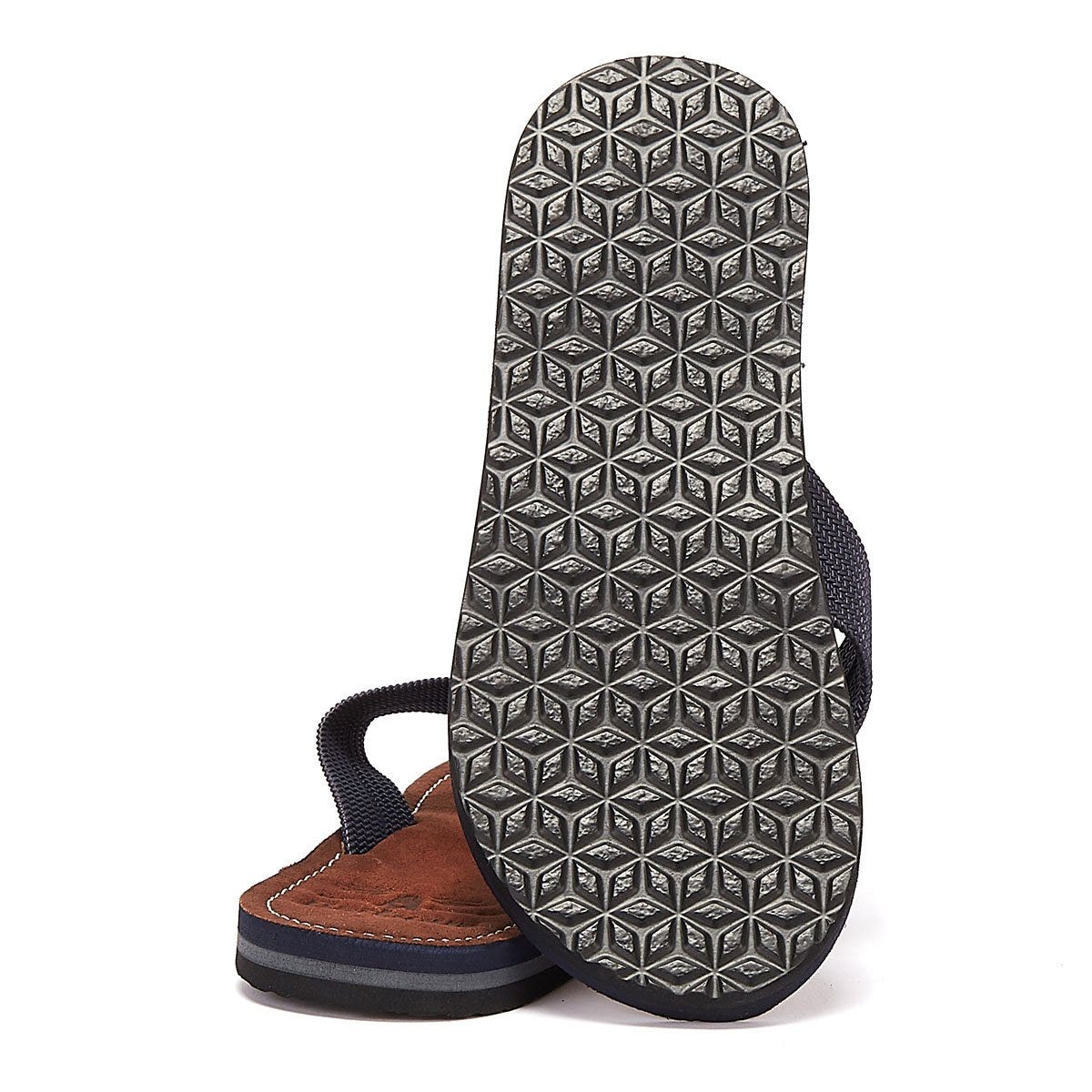 Barbour Toeman Herren Navy Flip Flops