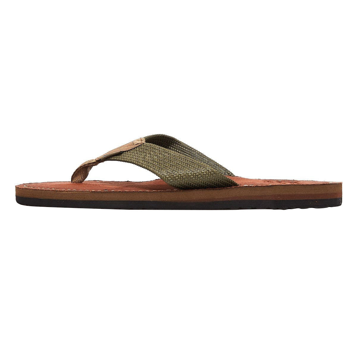 Barbour Toeman Herren Olive Flip Flops