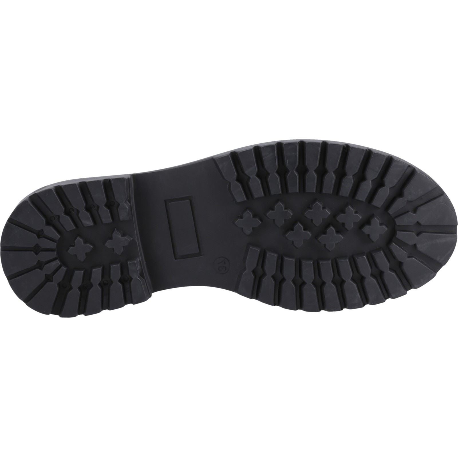 Hush Puppies Athena Patent Mädchen Brogues Aus Schwarzem Leder