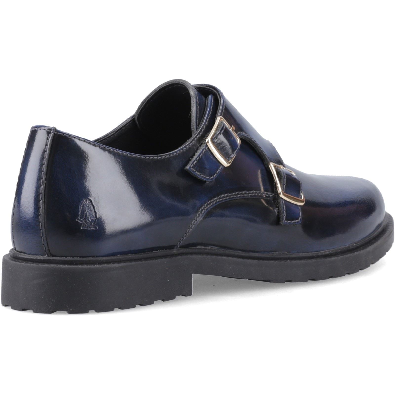 Hush Puppies Verity Hi-Shine Leder Damen Navy Schuhe