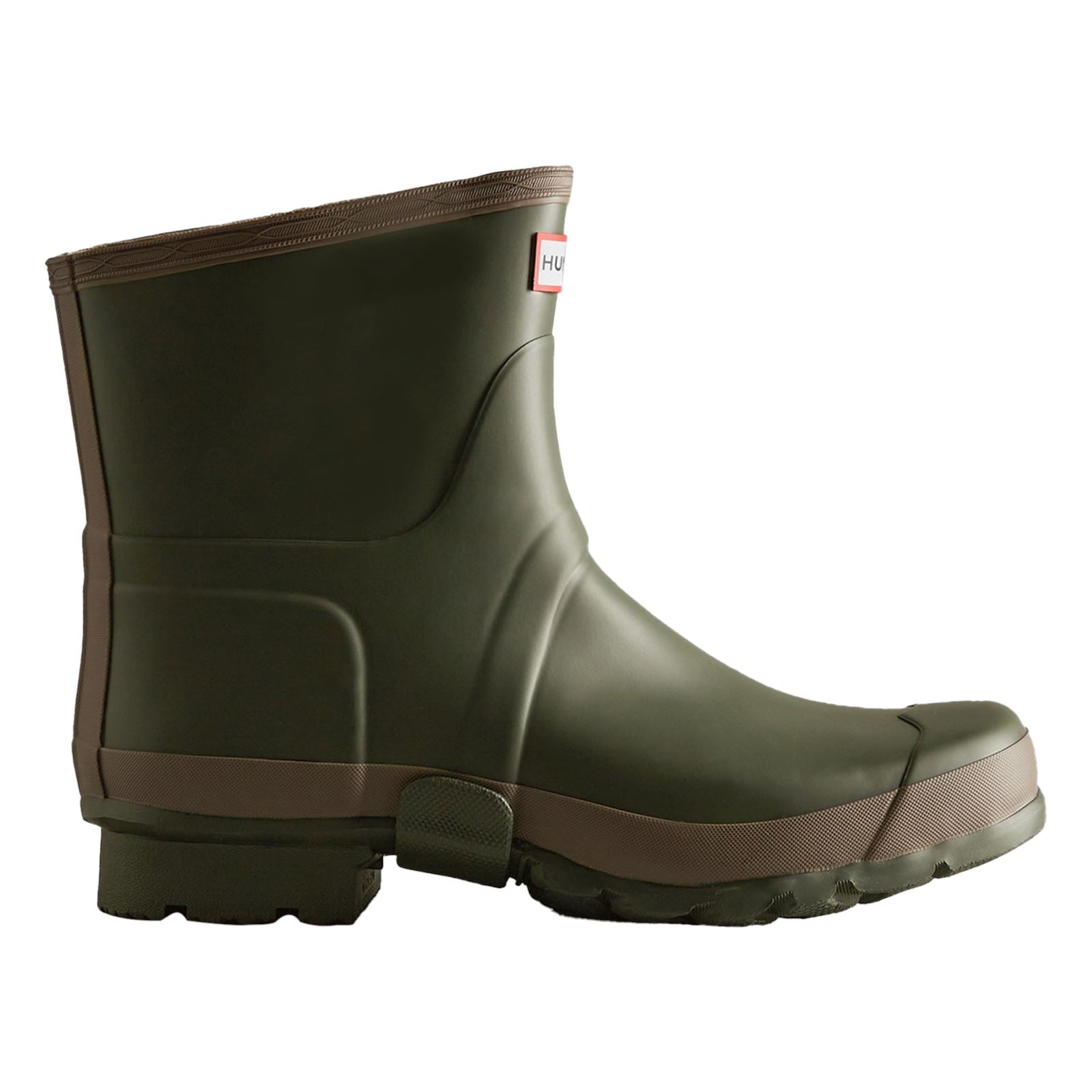 Hunter Gardener Short Gummistiefel Für Herren In Dunkeloliv/Tonfarbe