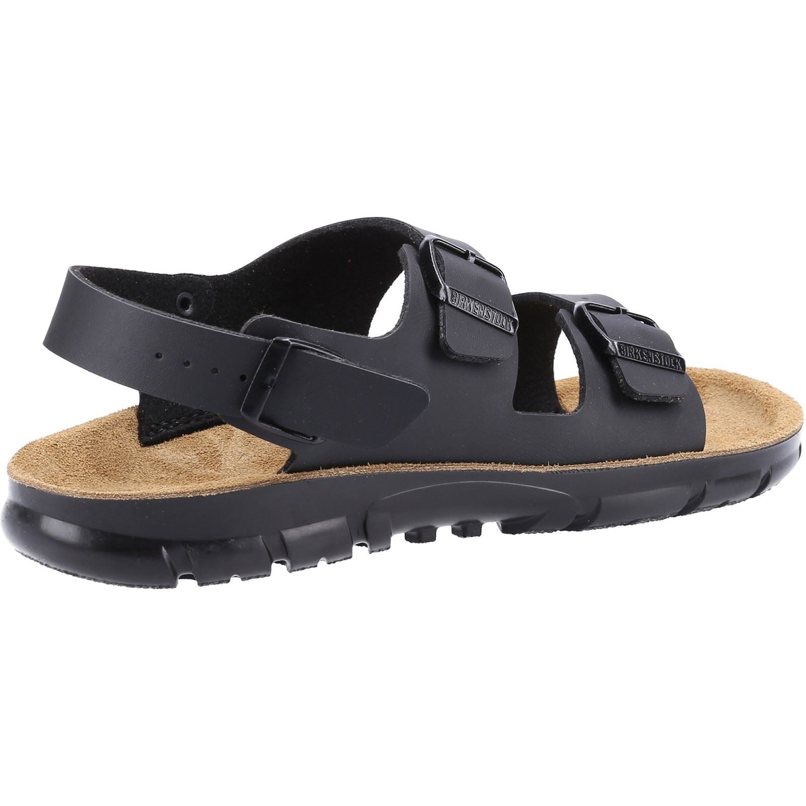 Birkenstock Kano Synthetische Herrenschwarz Sandalen