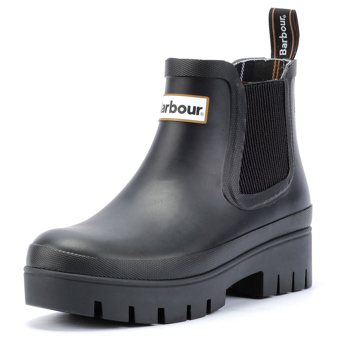 Barbour Halton Damen Schwarze Gummistiefel