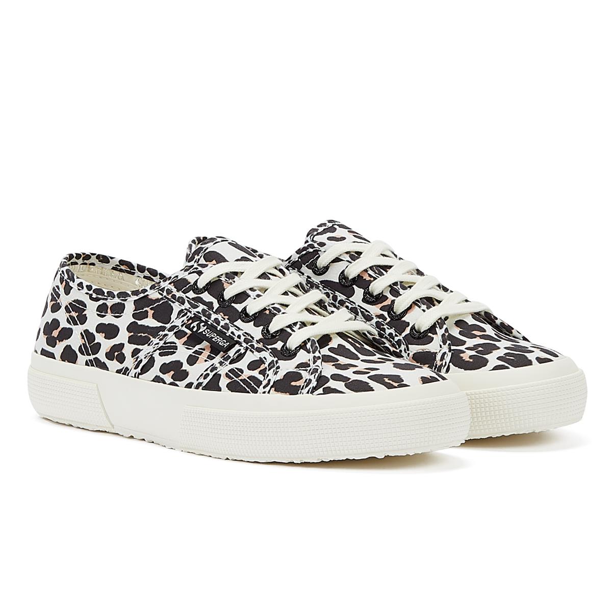 Superga 275 Damen-Sneaker In Beige Mit Hellem Leopardenmuster