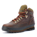 Timberland Euro Hiker Mid Lace Braune Herrenstiefel Aus Leder