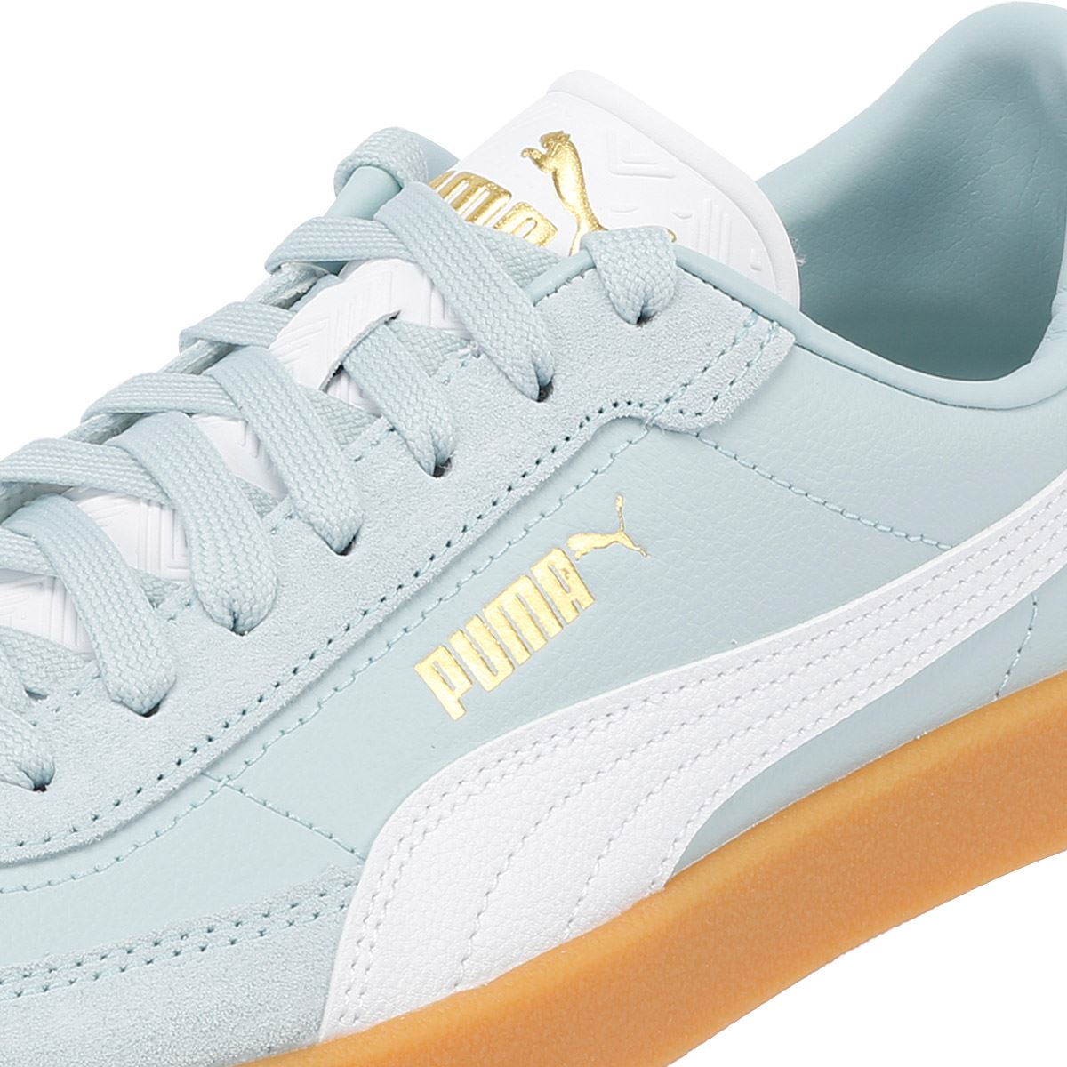 Puma Club II Era Damen Sneaker Aus Blauem/Weißem Wildleder