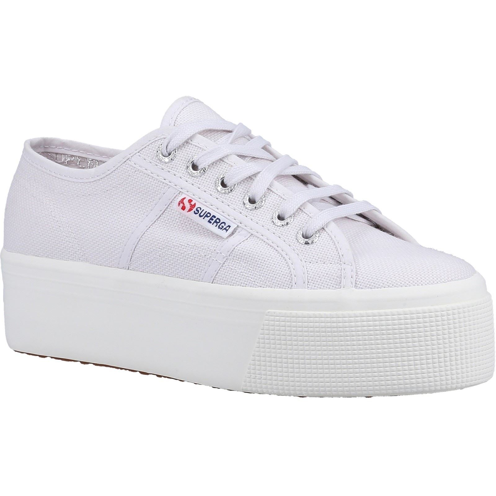 Superga 2790 Linea Up And Down 100% Baumwoll-Damengraue Turnschuhe