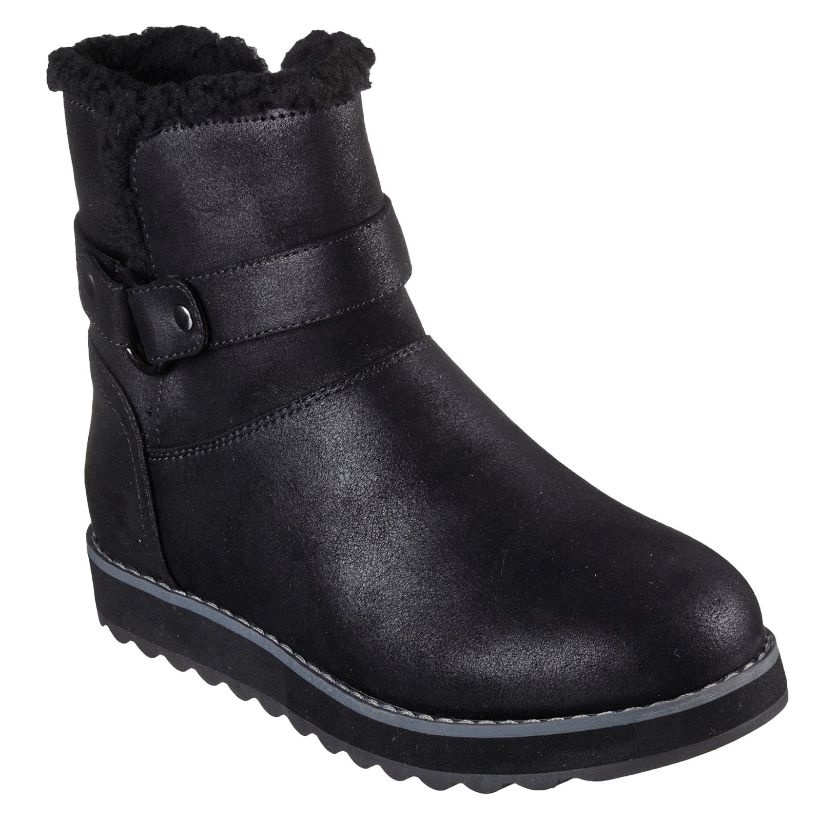Skechers Keepsakes 2.0 Synthetik Damen Schwarze Farbe Stiefel
